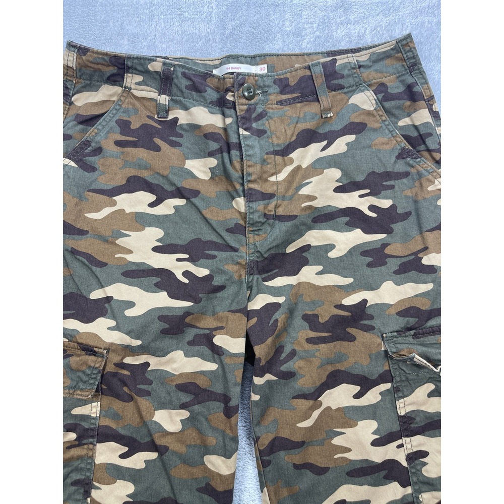 Levi's Cargo Pants Men 30 Camo '94 Baggy Straight Leg Camouflage - Picture 2 of 13